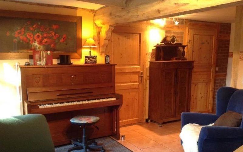 Altes Landhaus Oste, Klavier Appartement, 2 Zimmer Mit Kamin Hemmoor Екстер'єр фото
