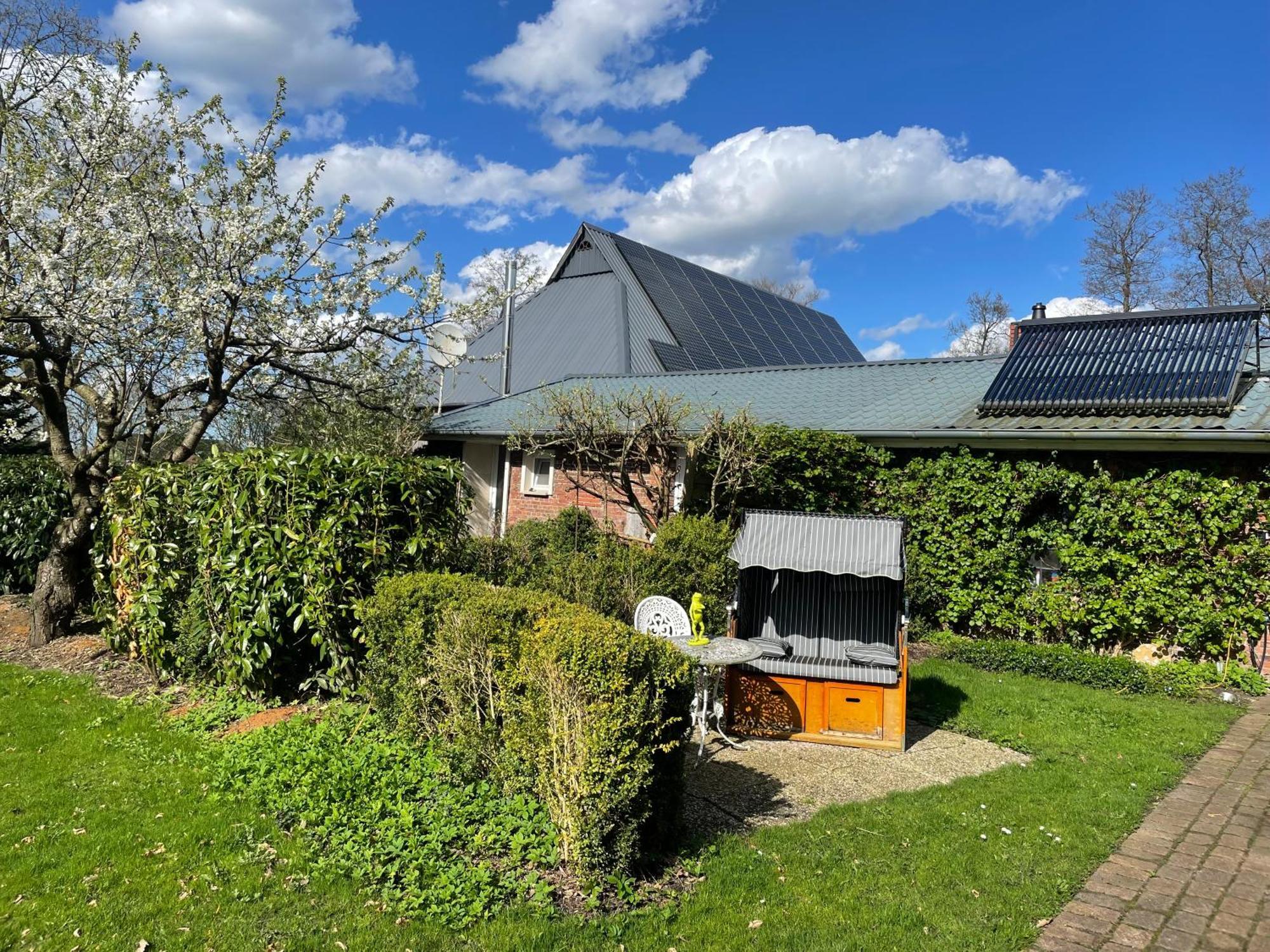 Altes Landhaus Oste, Klavier Appartement, 2 Zimmer Mit Kamin Hemmoor Екстер'єр фото